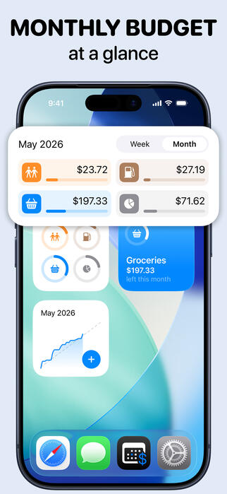 Monthly budget at a glance Monthly budget at a glance